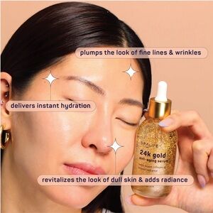 SpaLife 24 k gold collagen infused anti-aging serum 3.4  oz